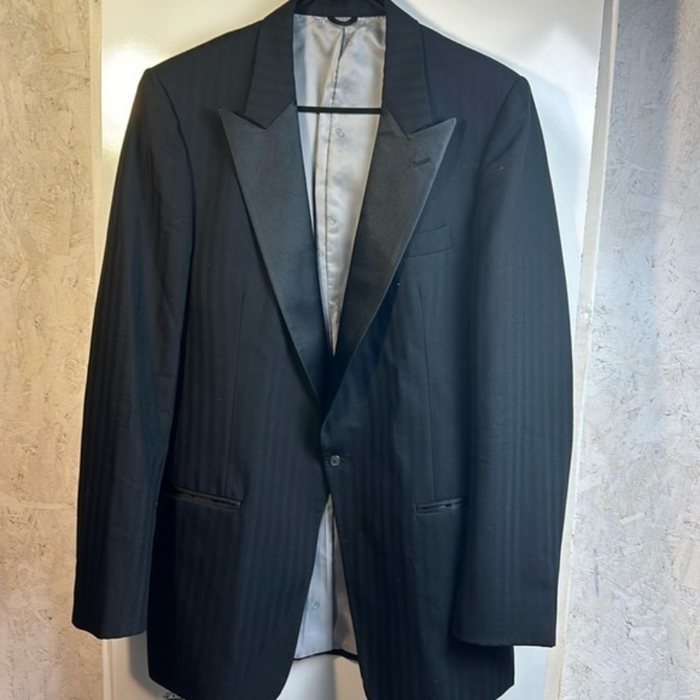 Christian Dior black one button sport‎ coat